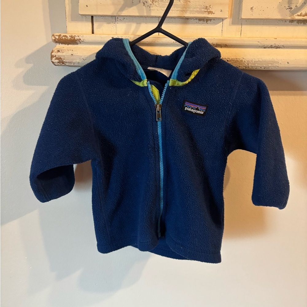 Patagonia infant Navy Fleece Hoodie